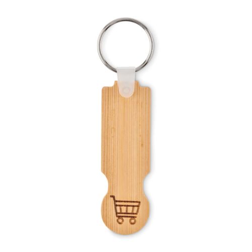 Schlüsselanhänger mit Einkaufswagenmünze - Bild 2